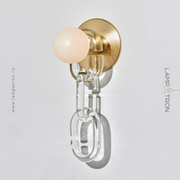 CHAIN Wall Light by Lampadom - detail view