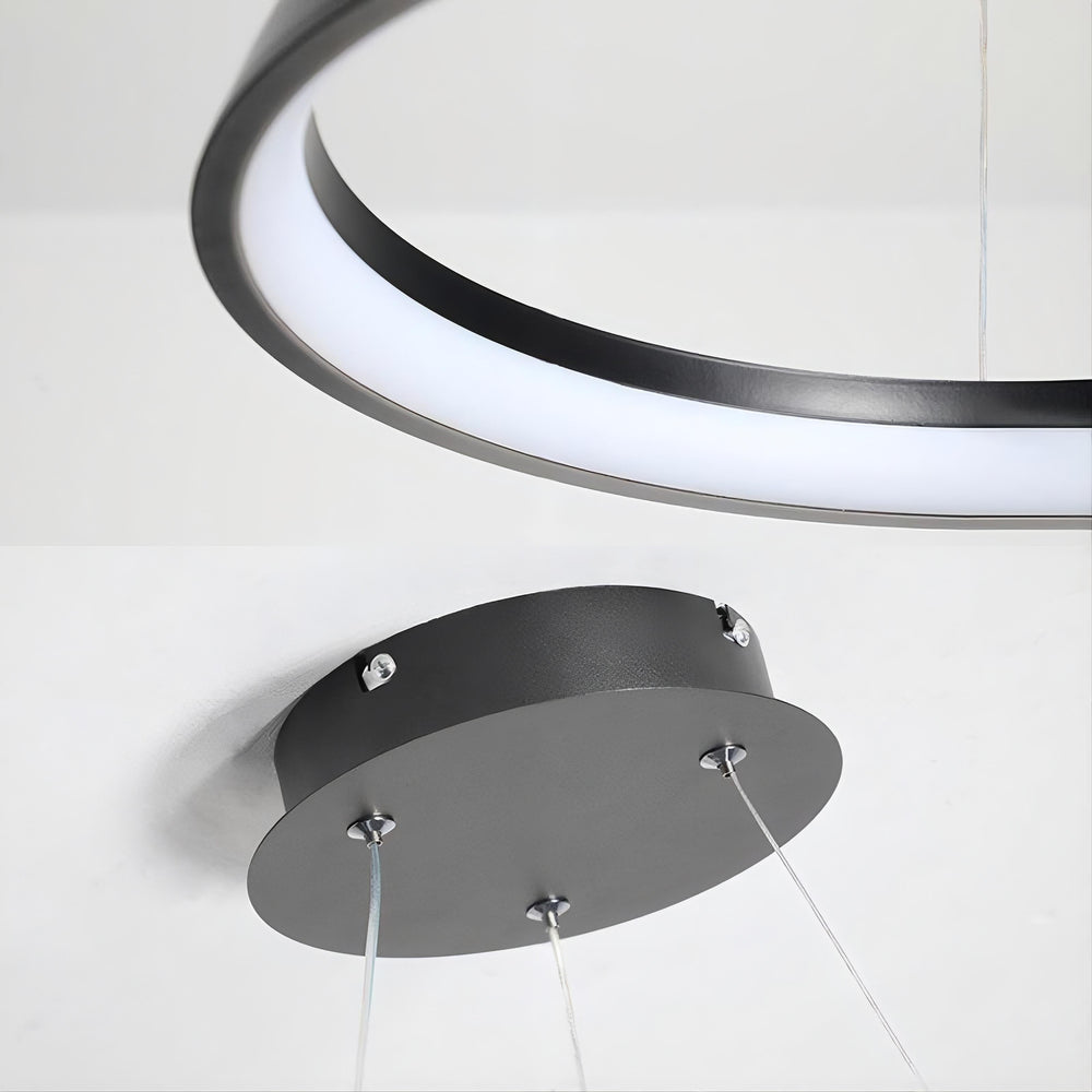 CHANETT Ring Chandelier by Lampadom - close-up