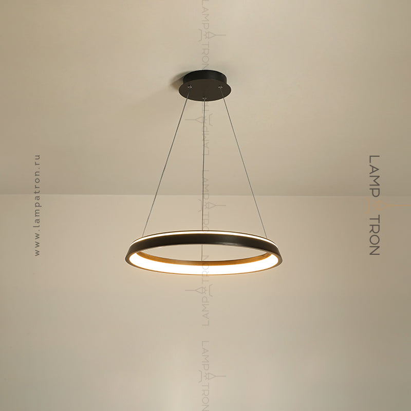 CHANETT Ring Chandelier by Lampadom - angle view