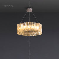 CHIARA Ring Chandelier by Lampadom - close-up