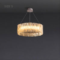 CHIARA Ring Chandelier by Lampadom - side view