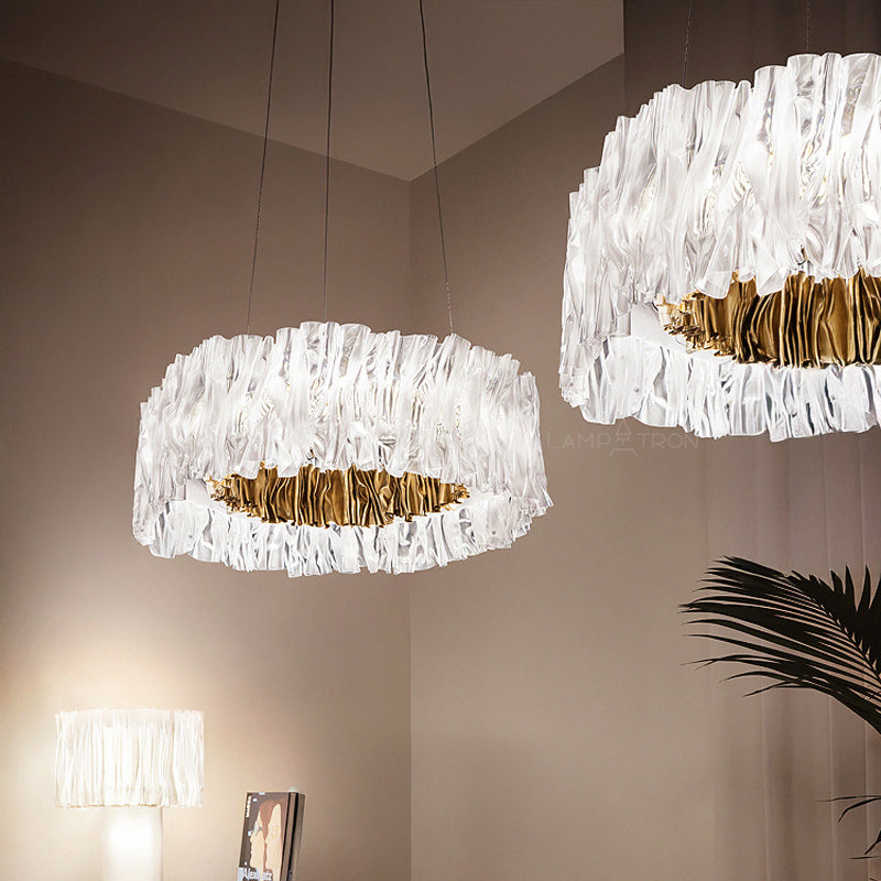 CHIARA Ring Chandelier by Lampadom - top view