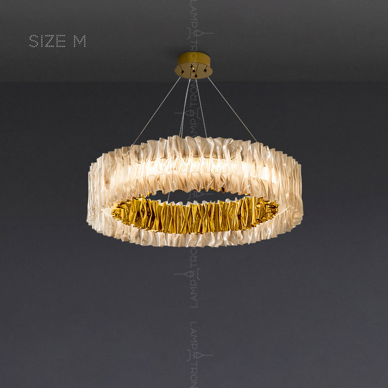 CHIARA Ring Chandelier by Lampadom - top view