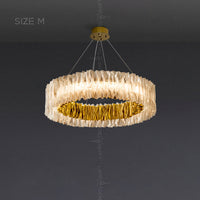 CHIARA Ring Chandelier by Lampadom - top view