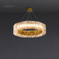 CHIARA Ring Chandelier by Lampadom - close-up
