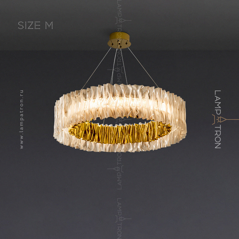 CHIARA Ring Chandelier by Lampadom - scale reference