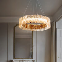 CHIARA Ring Chandelier by Lampadom - angle view
