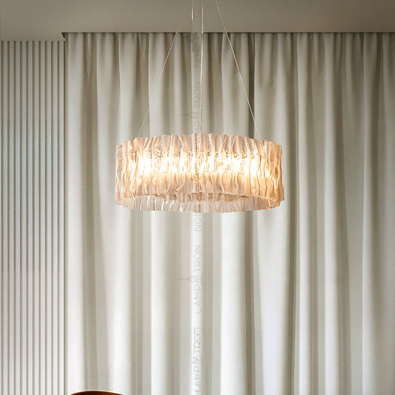 CHIARA Ring Chandelier by Lampadom - side view