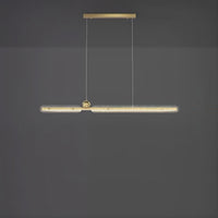 CHIFFA B Linear Chandelier by Lampadom - close-up