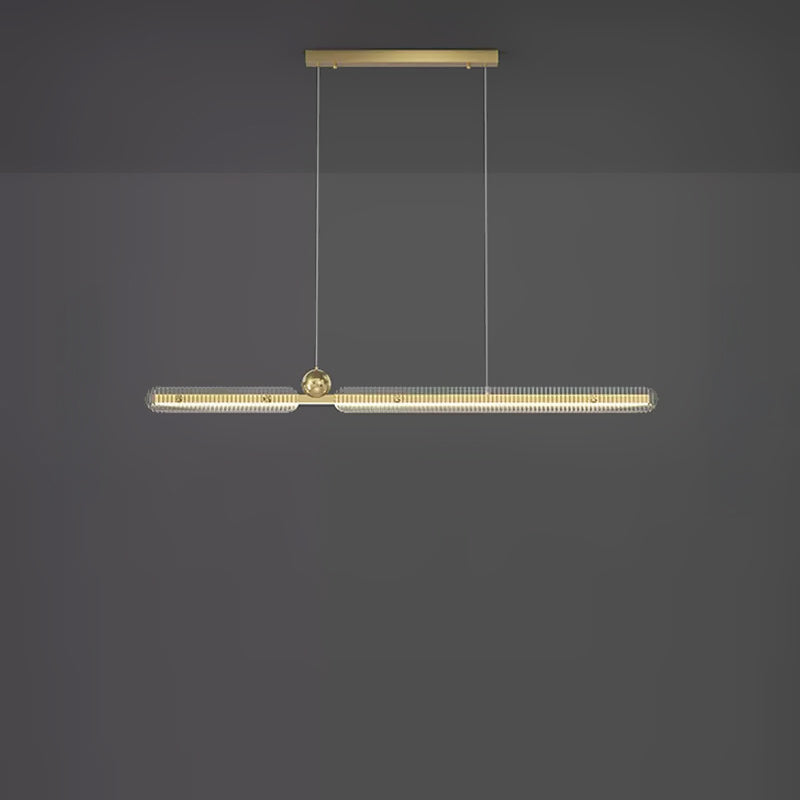 CHIFFA B Linear Chandelier by Lampadom - ambient shot