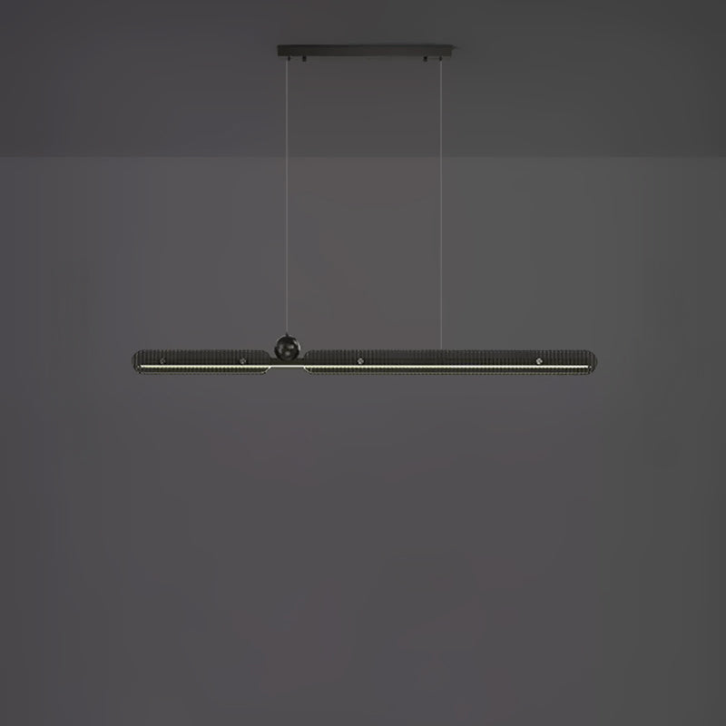 CHIFFA B Linear Chandelier by Lampadom - top view
