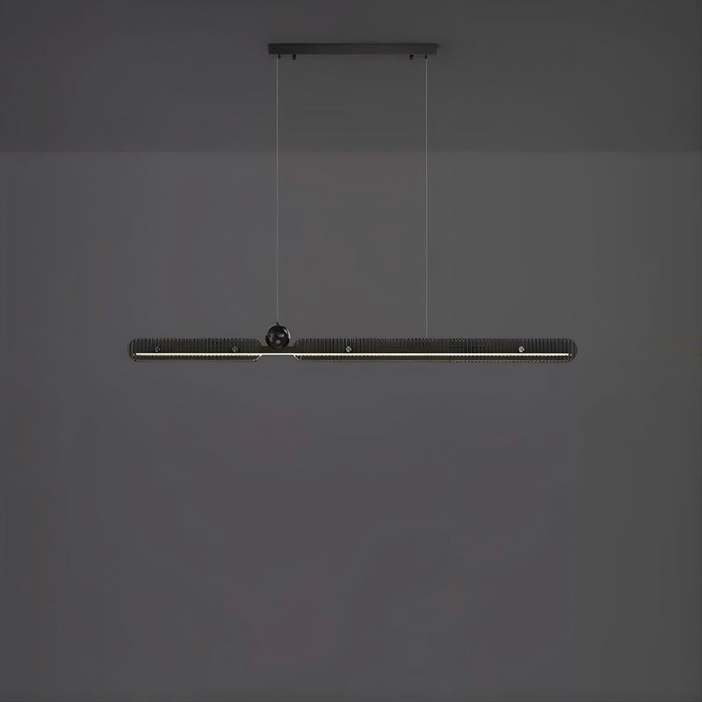 CHIFFA B Linear Chandelier by Lampadom - detail view