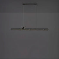 CHIFFA B Linear Chandelier by Lampadom - detail view