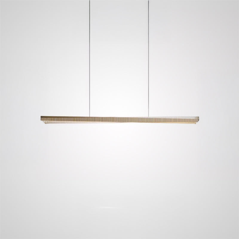 CHIFFA SKEW Linear Chandelier by Lampadom - side view
