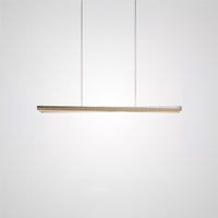 CHIFFA SKEW Linear Chandelier by Lampadom - side view
