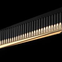 CHIFFA SKEW Linear Chandelier by Lampadom - scale reference