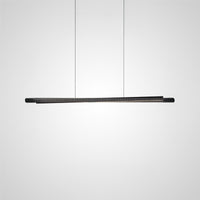 CHIFFA SKEW Linear Chandelier by Lampadom - angle view