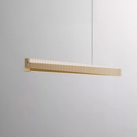 CHIFFA SKEW Linear Chandelier by Lampadom - close-up
