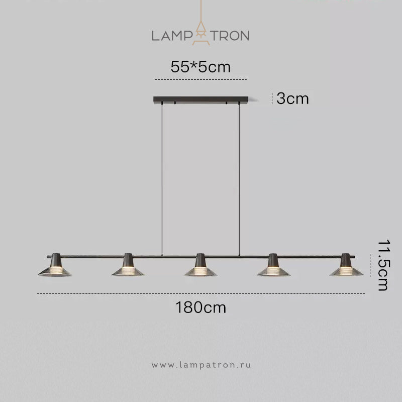 CICLA Linear Chandelier