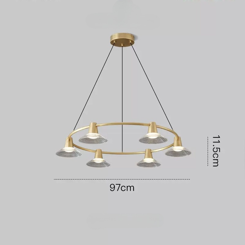 CICLA R Chandelier by Lampadom - angle view