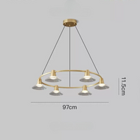 CICLA R Chandelier by Lampadom - angle view
