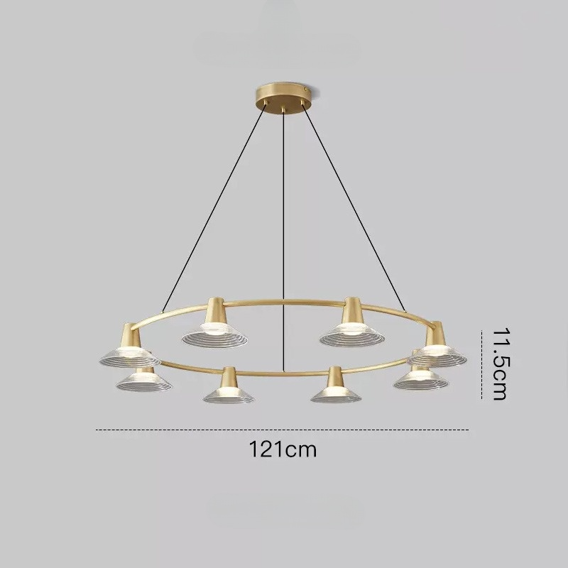 CICLA R Chandelier by Lampadom - close-up