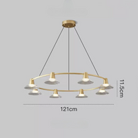 CICLA R Chandelier by Lampadom - close-up