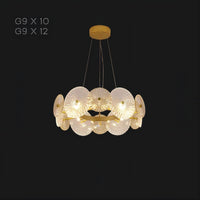 CLARA Ring Chandelier by Lampadom - angle view