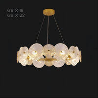 CLARA Ring Chandelier by Lampadom - side view