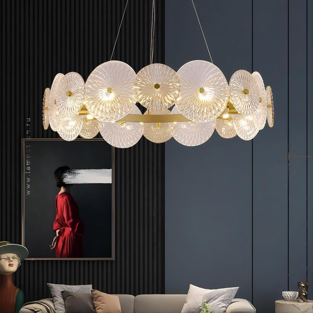 CLARA Ring Chandelier by Lampadom - scale reference