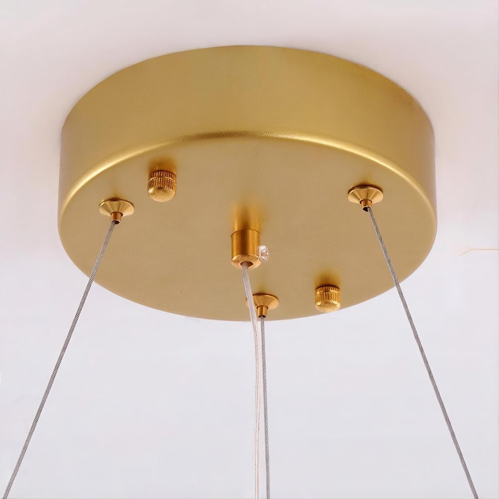 CLARA Ring Chandelier by Lampadom - detail view