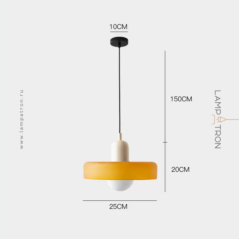 COLLAR Pendant by Lampadom - top view