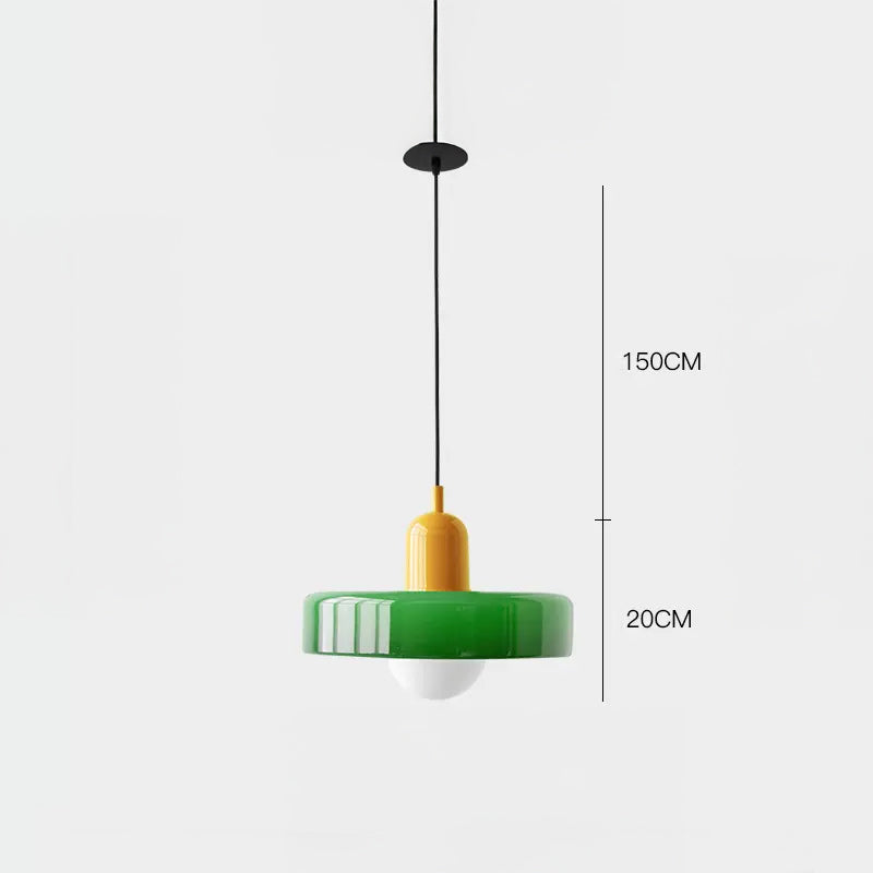 COLLAR Pendant by Lampadom - side view