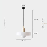 COLLAR Pendant by Lampadom - side view