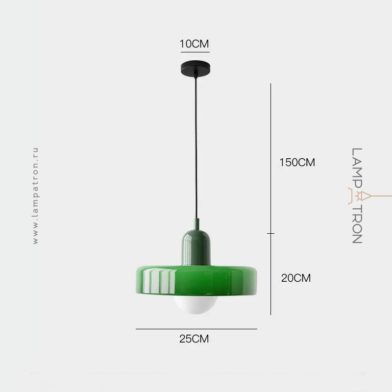 COLLAR Pendant by Lampadom - scale reference