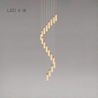 COMTESSE Cascade Light by Lampadom - side view