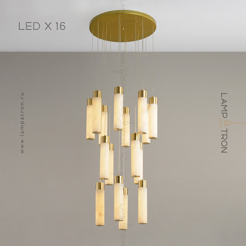 COMTESSE Cascade Light by Lampadom - side view