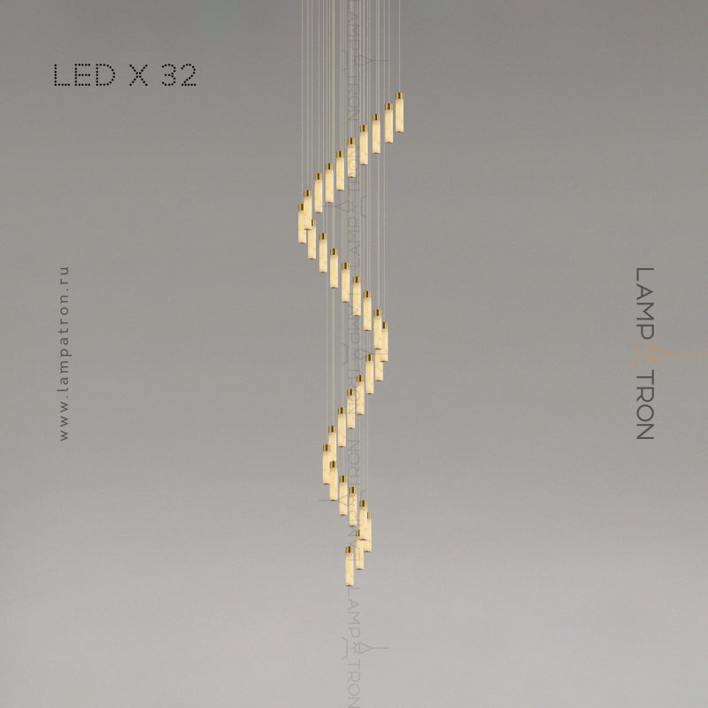 COMTESSE Cascade Light by Lampadom - scale reference