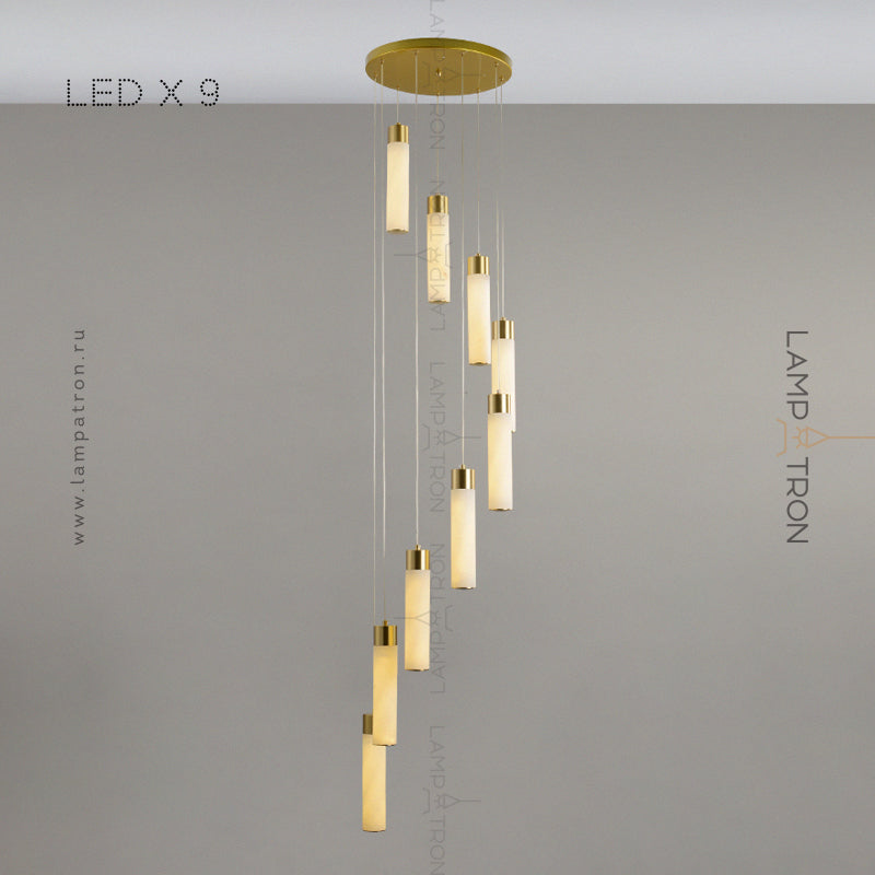 COMTESSE Cascade Light by Lampadom - top view