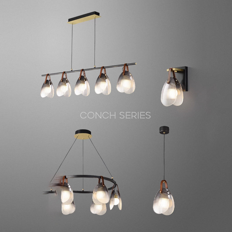 CONCH Ring Chandelier by Lampadom - scale reference