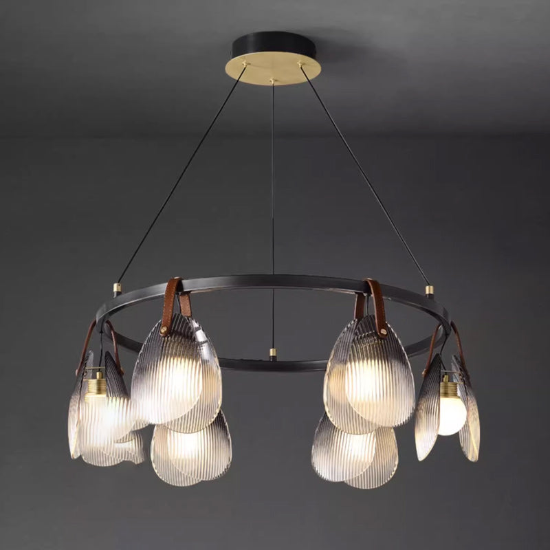 CONCH Ring Chandelier by Lampadom - detail view