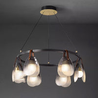 CONCH Ring Chandelier by Lampadom - detail view