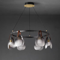 CONCH Ring Chandelier by Lampadom - close-up