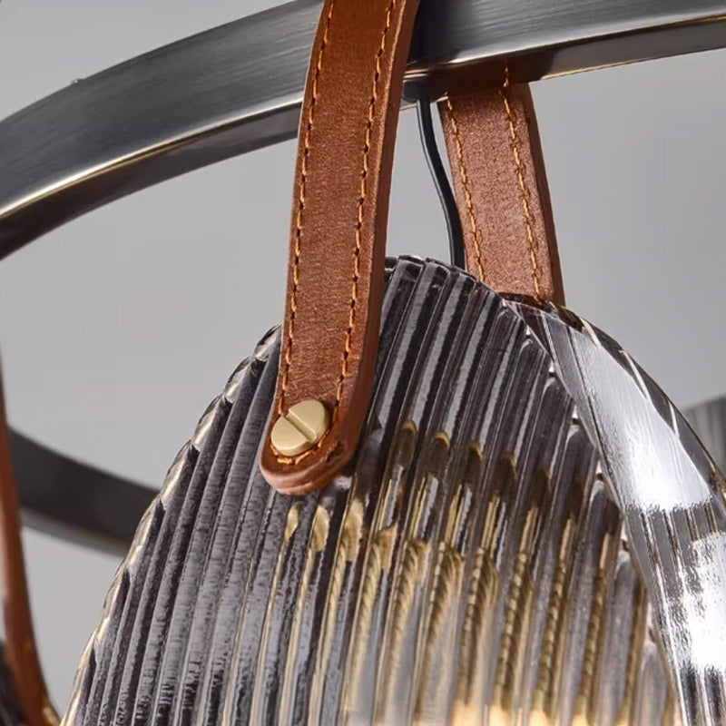 CONCH Linear Chandelier by Lampadom - close-up