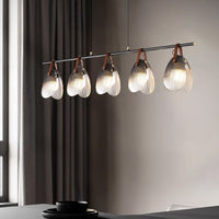 CONCH Linear Chandelier by Lampadom - side view
