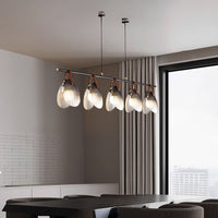 CONCH Linear Chandelier by Lampadom - angle view