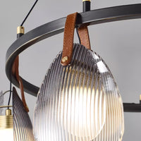 CONCH Linear Chandelier by Lampadom - top view