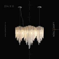 CONCORDIA Linear Chandelier by Lampadom - ambient shot