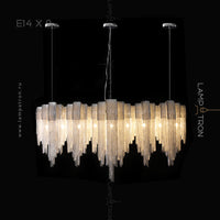 CONCORDIA Linear Chandelier by Lampadom - top view