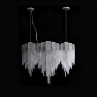 CONCORDIA Linear Chandelier by Lampadom - scale reference